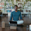 Man meditating